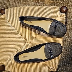 Michael Kors Brown Signature Flat Loafers -Size 8.5M